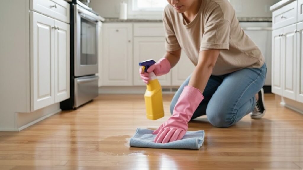 hardwood floor clean