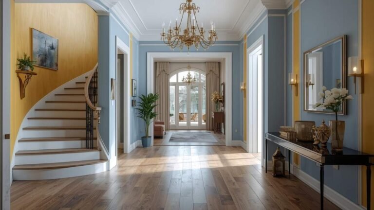 12 Blue and Yellow Hallway Design Ideas for Refresh Spaces